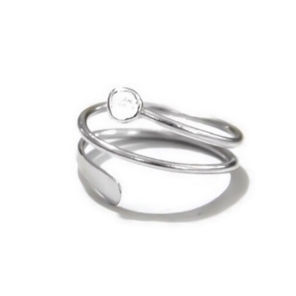 Sterling Silver Midi/Knuckle Ring - Picture 3 of 8